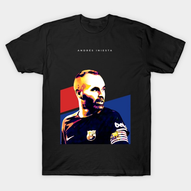 Andres Iniesta T-Shirt by Creativedy Stuff